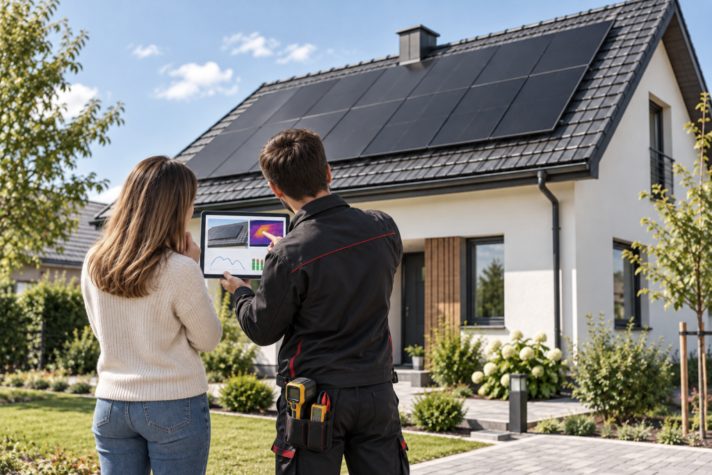 Saules elektrines patikra ir remontas